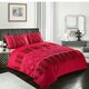 image 1 of Eleanor Duvet Cover Set - King - Red