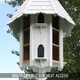 image 2 of Nayland Painted Dovecotes Six Nest - Pressure Treated Timber - L65.5 x W65.5 x H330 cm White | One Size