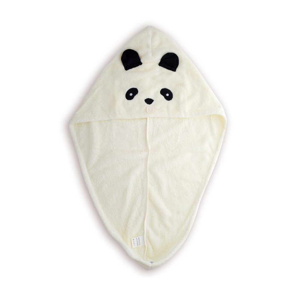 image 1 of SMUG Novelty Hair Towel Wrap, Panda