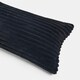 image 5 of OHS Ribbed Faux Fur Bolster Pillow Soft Maternity Support Cushion | Black | One Size