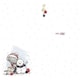 image 2 of Bear Sat on Top of Snowman Friend Sketchbook Christmas Card