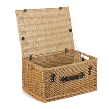 Wicker Buff 62cm Picnic Basket Brown | Brown | One Size