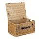 image 1 of Wicker Buff 62cm Picnic Basket Brown | Brown | One Size