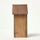 image 2 of Homescapes Real Wood Great Tit Bird Box House with Copper Roof | Brown