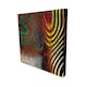 image 1 of Art Deco with Red waves (Canvas Print) 20cm x 20cm