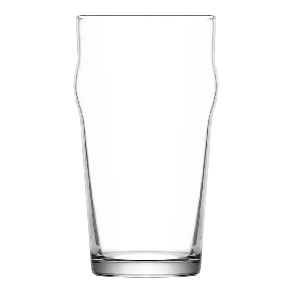 image 1 of LAV Noniq Pint Beer Glasses - 570ml - Clear - Pack of 6 | Clear | Clear
