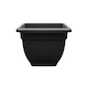 image 1 of Winchester Square Bell Pot - Black - 38cm Black