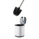image 3 of Showerdrape Echo White Toilet Brush & Holder | White | 1