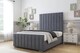 image 2 of Sloomy California Steel Plush Bed Frame With Mattress With 50" Upholstered Headboard 4' Small Double