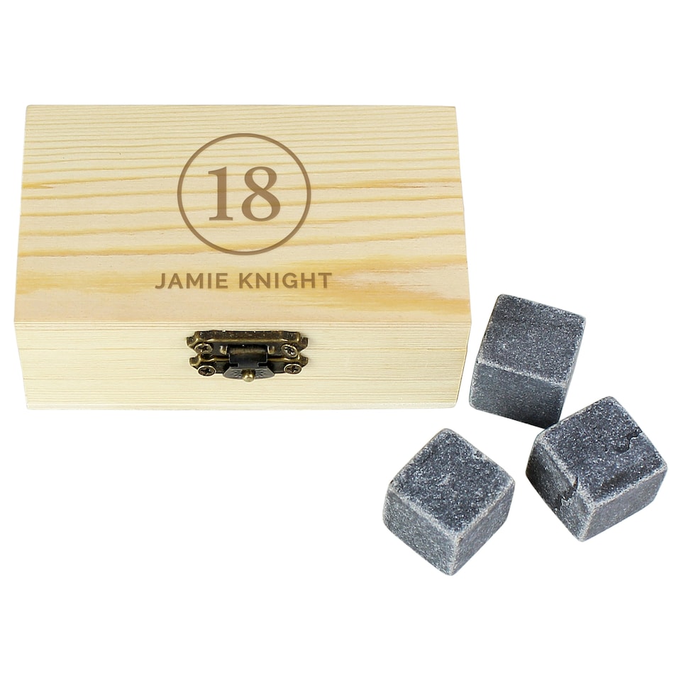 image 1 of Personalised Birthday Cooling Stones