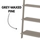 image 2 of Corona Grey Ladder 5 Shelf Unit - Grey Wax Finish with Multi-Depth Shelving and Versatile Storage | Grey | Grey Wax | One Size | 1