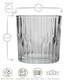 image 3 of Duralex Manhattan Vintage Whisky Glasses - 220ml - Pack of 6 Clear