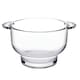 image 4 of Small Clear Glass Soup Bowl Set Handles Dishwasher Safe | Clear | Clear | Set of 4