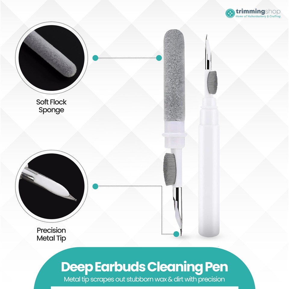 image 1 of Earbuds Cleaning Pen Tool for Airpods, Earphones & Phones - 1pc