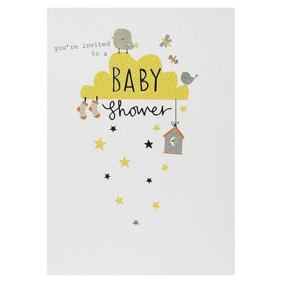 image 1 of Hallmark Baby Invitations 'Tweet Baby Shower' Pack of 8 Cards