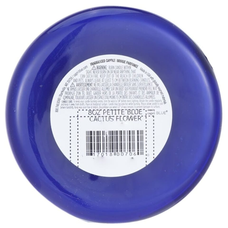 image 1 of Blue Jar Candle - Cactus Flower - 226g/8oz N/A