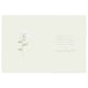 image 3 of Single Lily Stem Thinking Of You Sympathy Card