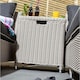 image 3 of 2 Seater Putty Grey Rattan Weave Garden Sun Lounger Set