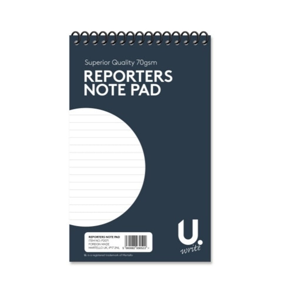 image 1 of Single 5"x8" 72 Sheets Reporters Note Pad