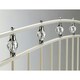 image 4 of Crystal Finial Metal Bed Frame - Single 3ft (90cm)