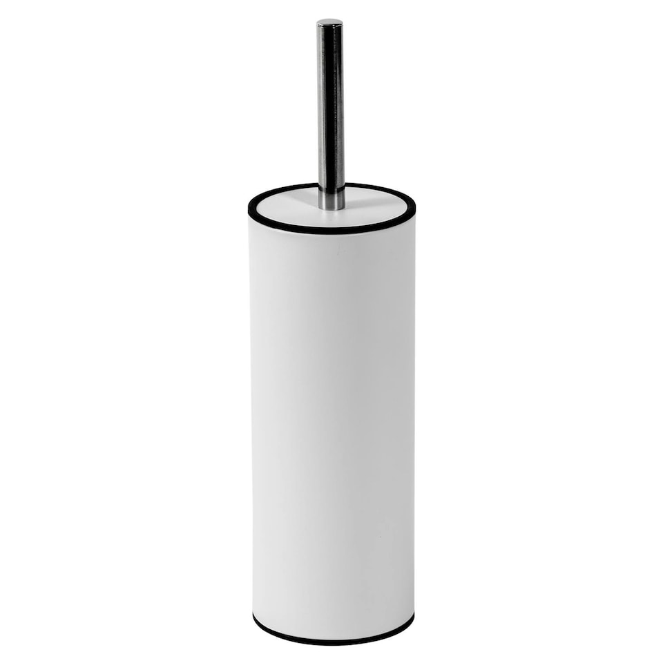 image 1 of Showerdrape Nexus White Toilet Brush & Holder
