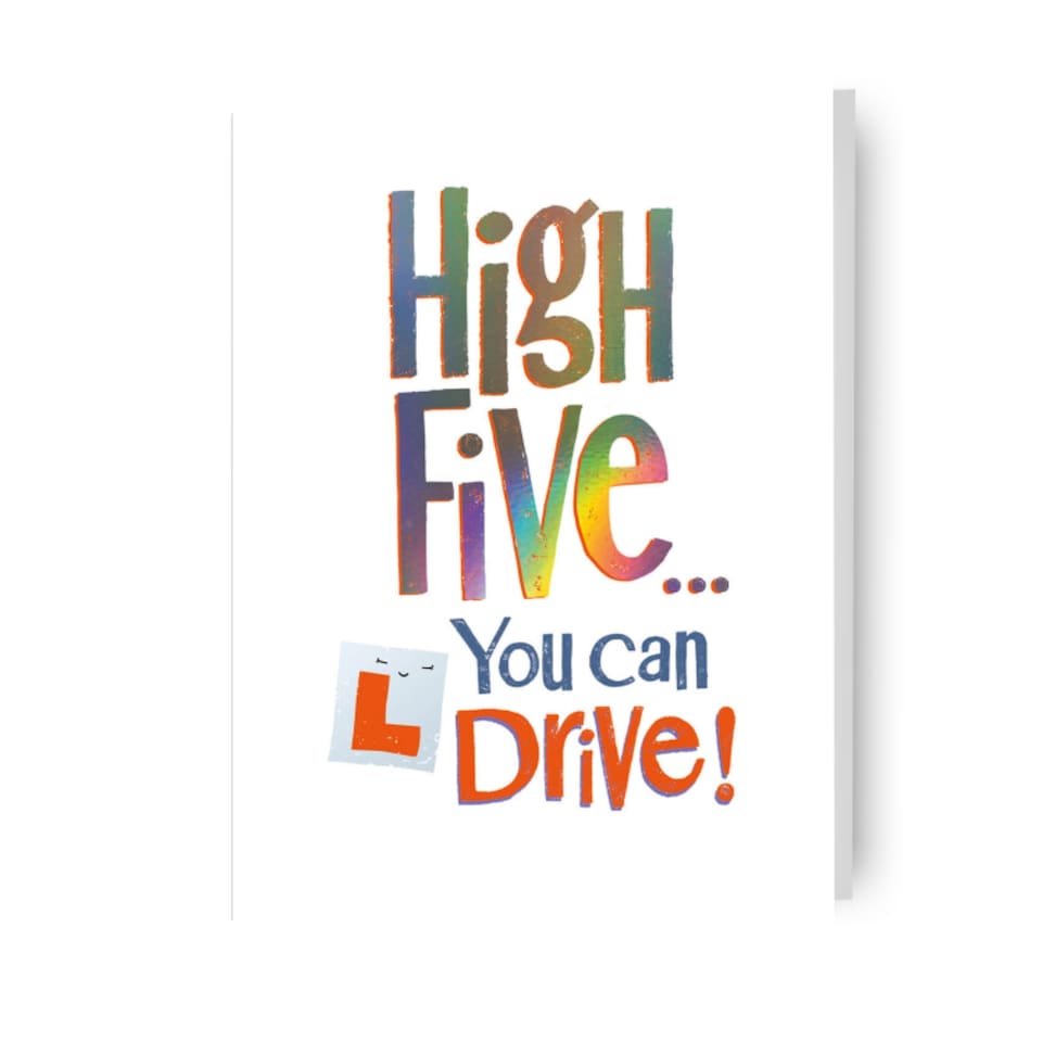 image 1 of Brightside 'High Five... You Can Drive!' Card