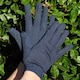 image 1 of Rhinegold Cotton Pimple Horse Riding Gloves Black | Size: Small
Colour: Black