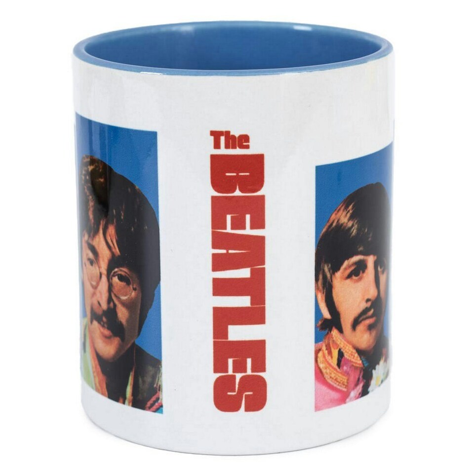 image 1 of The Beatles All You Need Is Love Mug - White/Blue - One Size