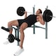 image 1 of HOMCOM Adjustable Multi Gym Weight Bench Barbell Stand Chest Leg Abs Training