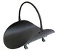 image 1 of JVL Steel Mendip Fire Companion Log Holder - Black