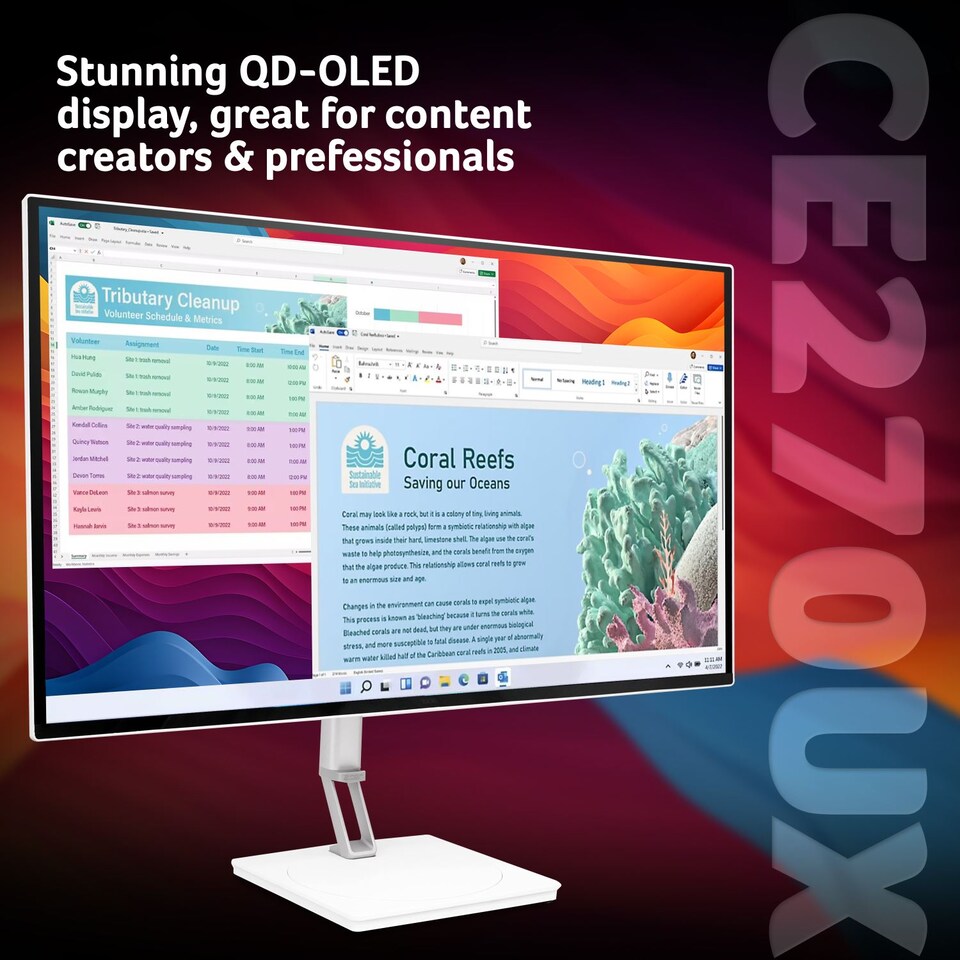 image 1 of Acer 240HZ Computer Monitors - 26.5 Inches - White