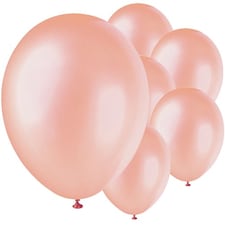 Rose Gold Biodegradable Latex Balloons 30cm / 12 in - Pack of 8