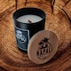 image 4 of NĀ PALI Handcrafted Hawaiian Candle | Crackling Wick | SPICE RUM Black | One Size