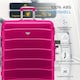 image 3 of Flight Knight 29" Extra Large Suitcase – 20kg Capacity Hard Shell Check-In Luggage with 4 Wheels  100+ Airlines Approved: Ryanair, EasyJet, Jet2, Wizz Air, BA | Pink | Pink | Large