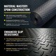 image 5 of Heavy Duty Diamond Pattern Rubber Flooring | Black | 3m