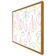 image 1 of Multi colour leaves illustration (Picture Frame) Brown | Oak | L