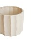 image 2 of Kew Organic Ripple Bone Planter - Earthenware - L20 x W20 x H17 cm - Ivory | Cream