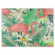 image 1 of Palm leaves Designer Glass Chopping Board | Multi