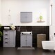 image 2 of Bath Vida Priano 2 Door Wall Mounted Bathroom Cabinet, Grey