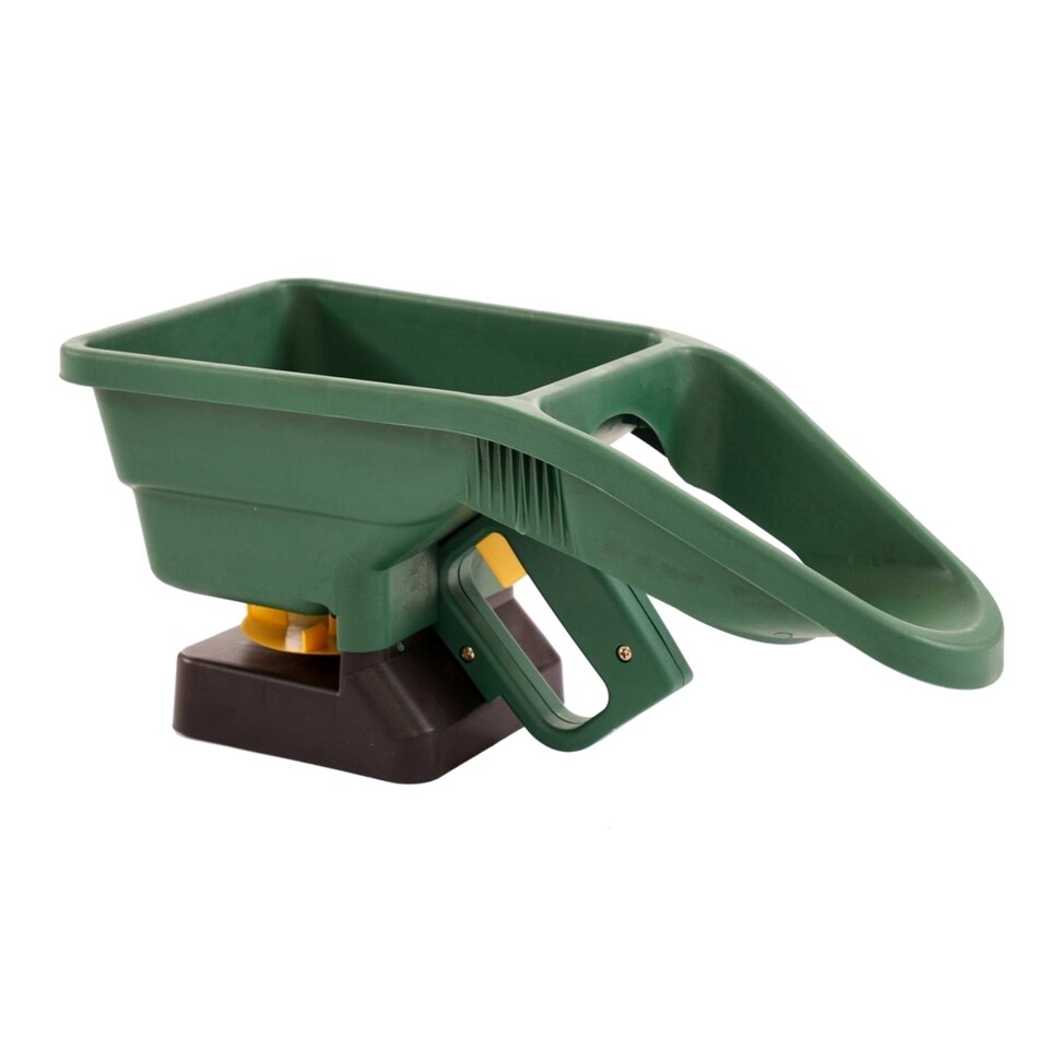 image 1 of Handheld Garden Lawn Grass Feed Seed Fertiliser Spreader Shaker