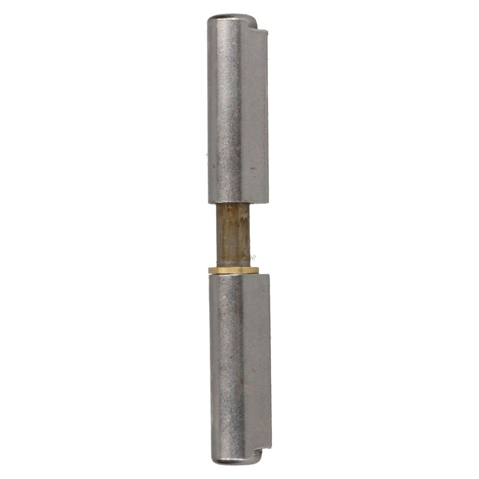image 1 of Lift Off Bullet Hinge Weld On Brass Bush 18x135mm Heavy Duty Door Hatch 4PK Silver