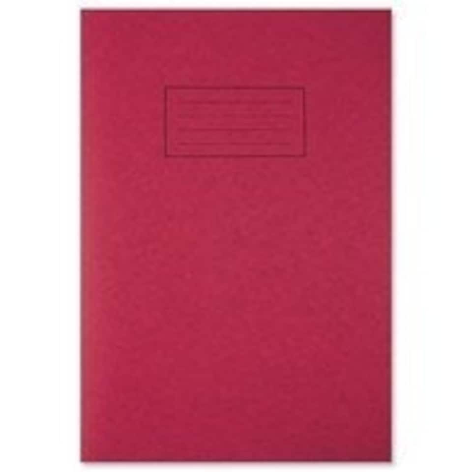 image 1 of A4 Red Exercise Book - Lined with Margin