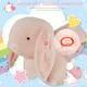 image 4 of HOMCOM Cute Kids Ride-On Rocking Rabbit w/ Sound Handlebars Seat Belt Plush Body