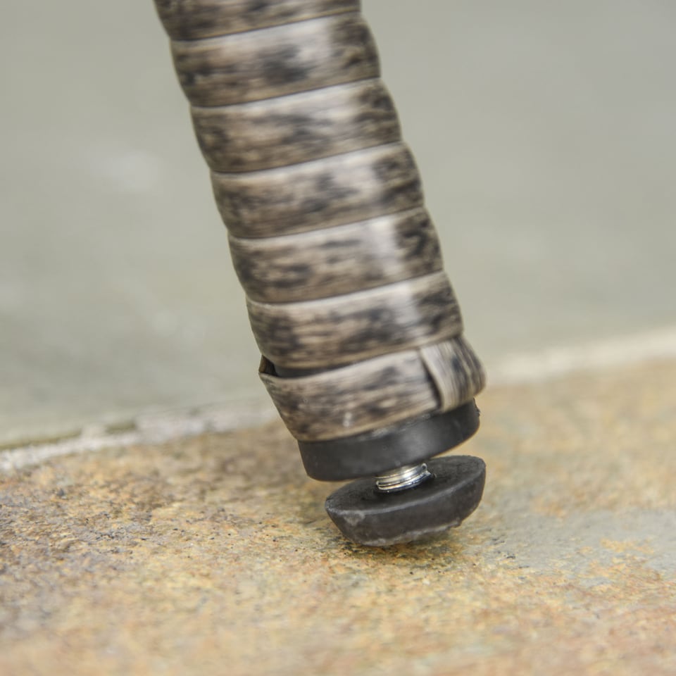 image 1 of Outsunny Garden Egg Chair, Teardrop Outdoor PE Rattan Chair with Full-body Soft Padded Cushion, Mixed Grey