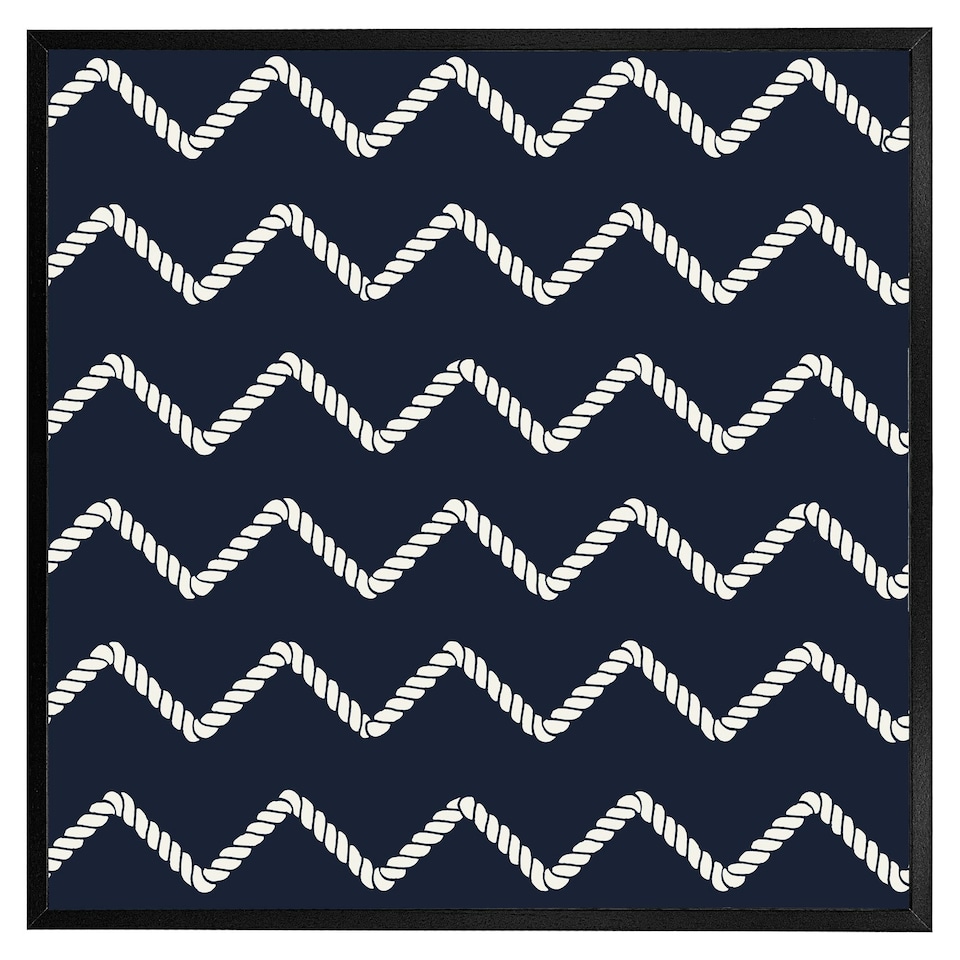 image 1 of Zig zagged rope (Picutre Frame) Grey | M