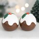 image 2 of Christmas Pudding Salt & Pepper Shakers