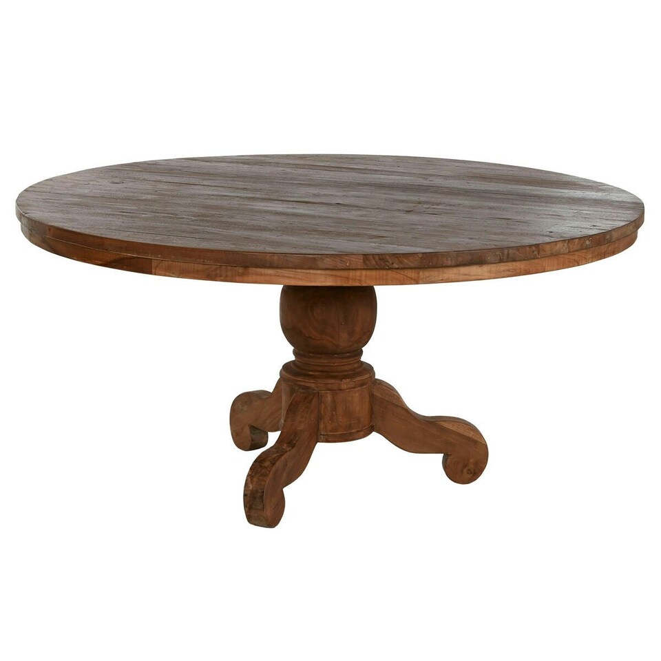image 1 of Dining Table Home ESPRIT Natural Teak 160 X 160 X 78 cm N/A