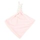 image 1 of Mumbles Rabbit Baby Blanket - Pink/White - One Size