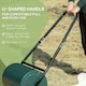 image 3 of Outsunny 30 L Lawn Roller Large Heavy Duty Metal Sand or Water Filled