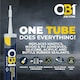 image 4 of OB1 White - Multi-Surface Construction Sealant & Adhesive Waterproof Silicone (Box of 12)